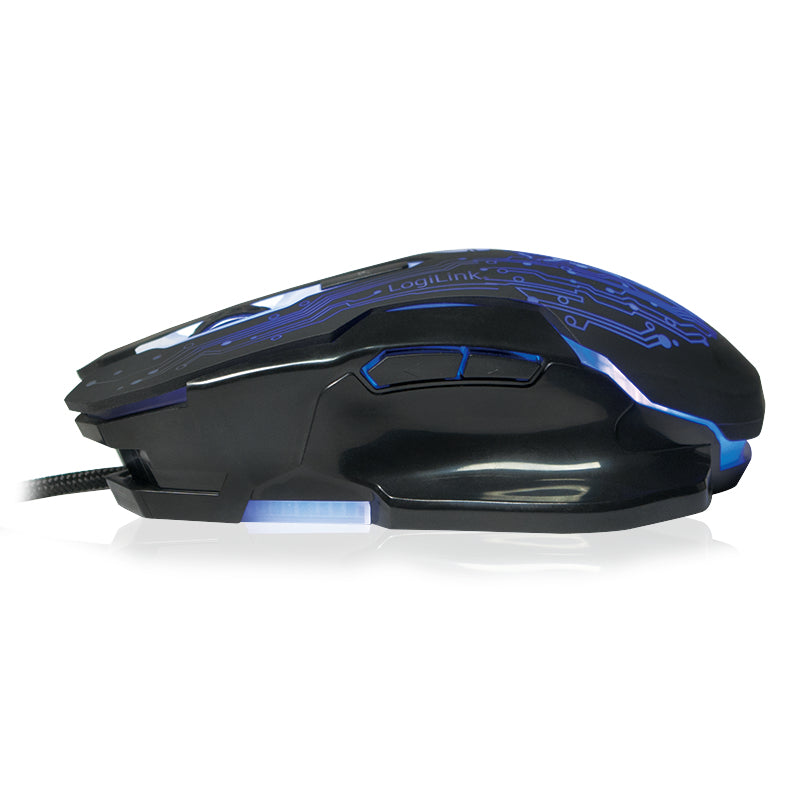 LogiLink ID0137 Souris Gaming Ambidextre Optique 2400 DPI USB Type-A