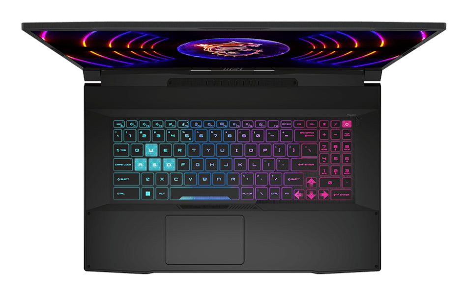 MSI Katana 17 B13VFK-442DE Intel® Core™ i7 i7-13620H Ordinateur portable 43,9 cm (17.3") Full HD 16 Go DDR5-SDRAM 512 Go SSD NVIDIA GeForce RTX 4060 Wi-Fi 6 (802.11ax) Windows 11 Home Noir