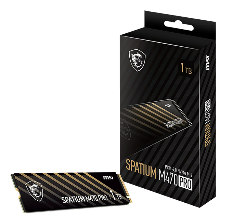 MSI Spatium M470 PRO PCIe 4.0 NVMe M.2 1TB 1 To PCI Express 4.0 3D NAND - vue 5