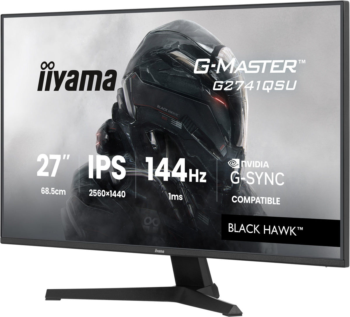 iiyama G-MASTER G2741QSU-B1 écran plat de PC 68,6 cm (27") 2560 x 1440 pixels 4K Ultra HD QLED Noir - vue 2