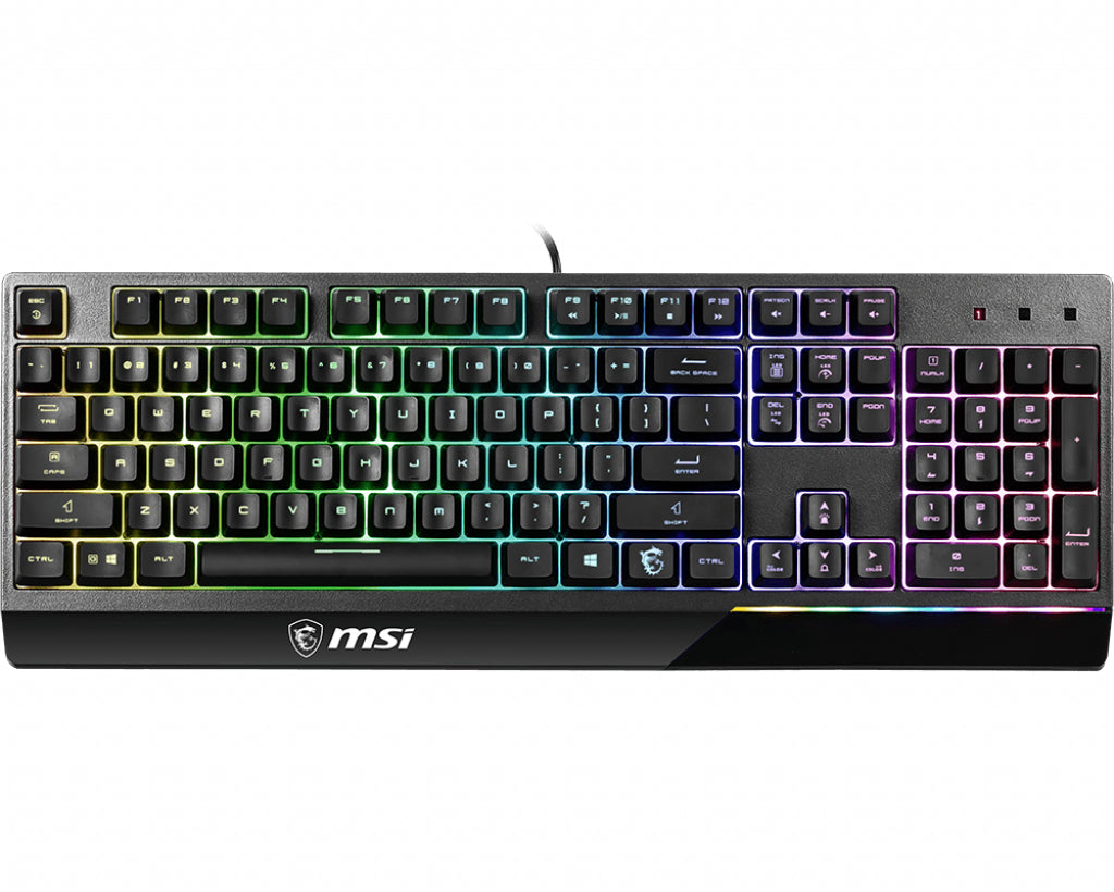 MSI Vigor GK30 clavier Gaming USB QWERTY US International Noir
