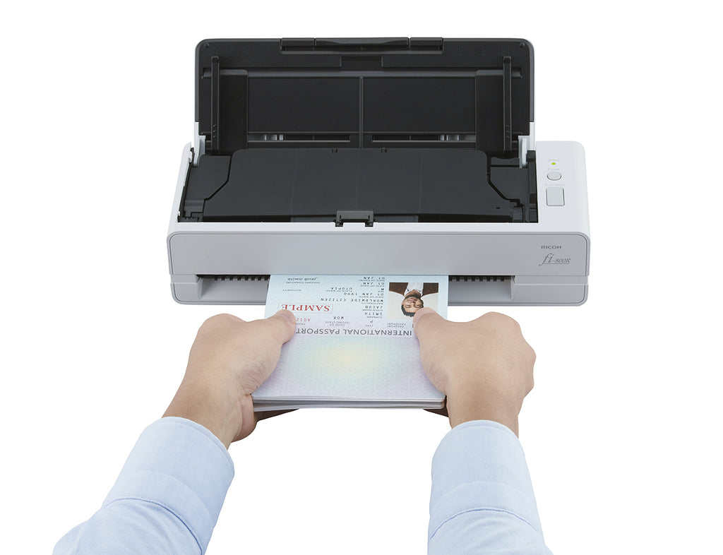 Ricoh fi-800R Numériseur chargeur automatique de documents (adf) + chargeur manuel 600 x 600 DPI A4 Noir, Blanc