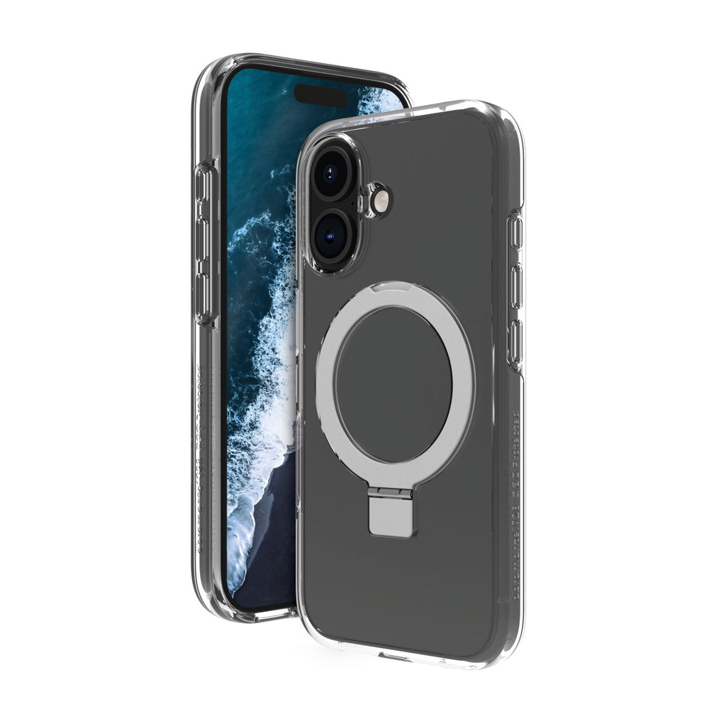 Coque de Protection Iceland Ultra D3O MS Kick pour iPhone 16 Plus, 6.7 pouces, Transparent