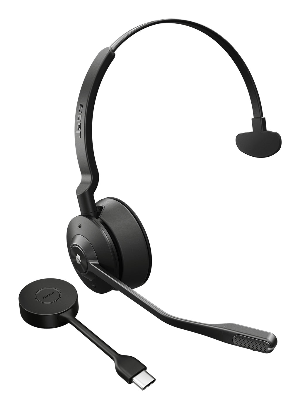Jabra Engage 55 SE Casque Sans Fil pour Bureau et Centre d'Appels, Noir