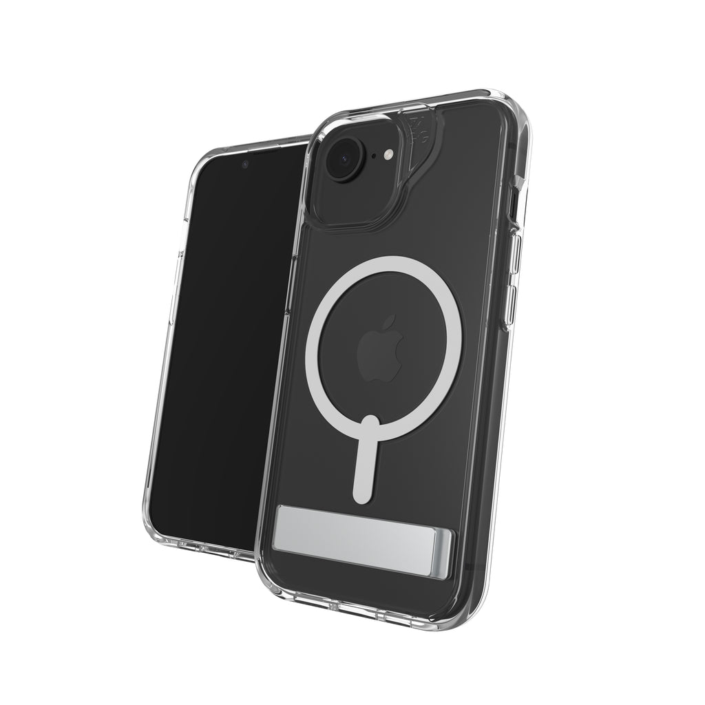 ZAGG Crystal Palace Snap Kickstand coque de protection pour téléphones portables 15,5 cm (6.1") Housse Transparent