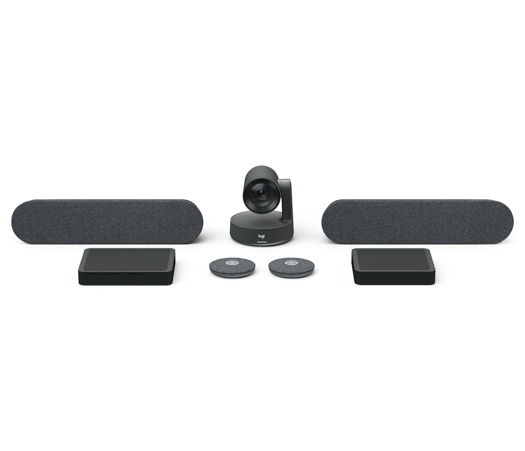 Logitech Rally Plus Système de Visioconférence avec Microphones