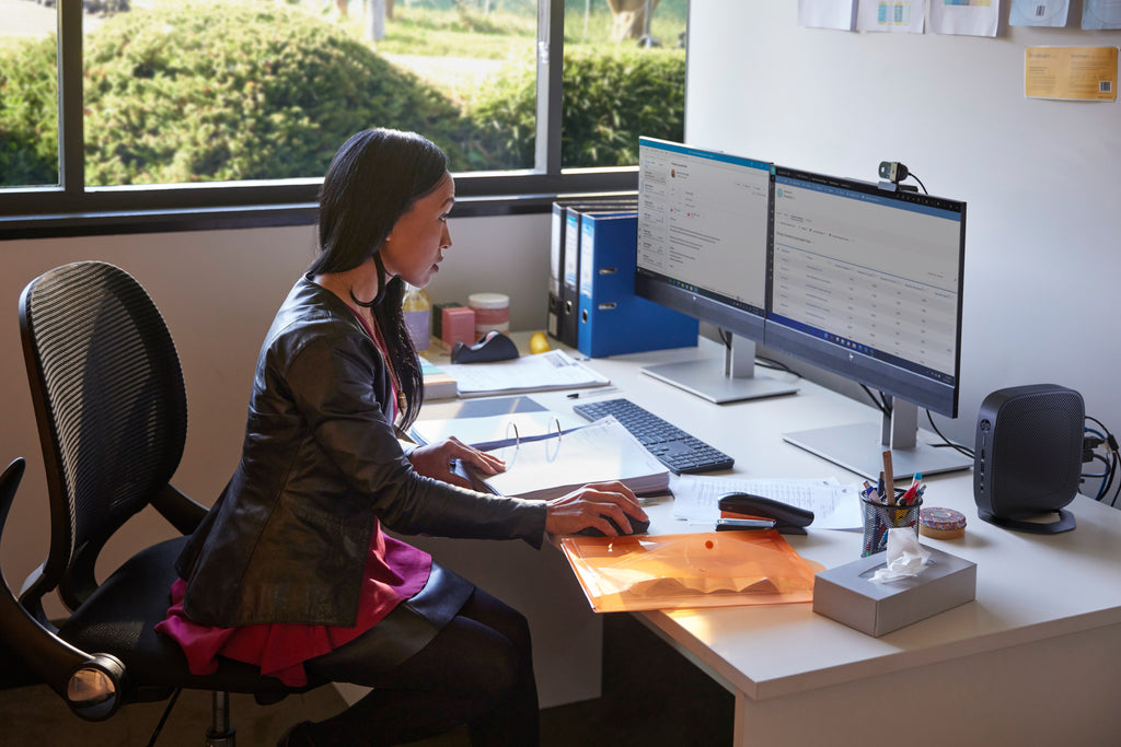 HP Pro t550 Client Léger 2 GHz Windows 10 IoT Enterprise, Noir, J6412