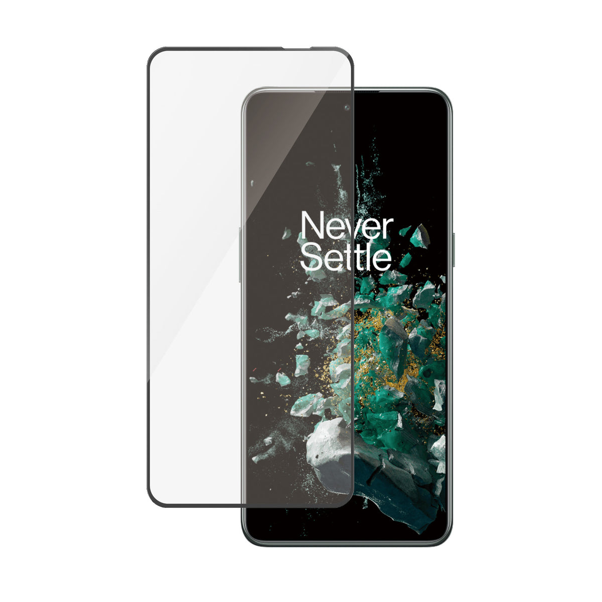 PanzerGlass ® Screen Protector OnePlus 10T | 10R | 10R | 150W | Ultra-Wide Fit | Black Protection d'écran transparent 1 pièce(s)