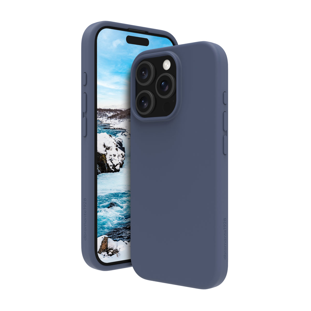 dbramante1928 Monaco MagSafe Coque de Protection pour iPhone 16 Pro 6.3", Bleu