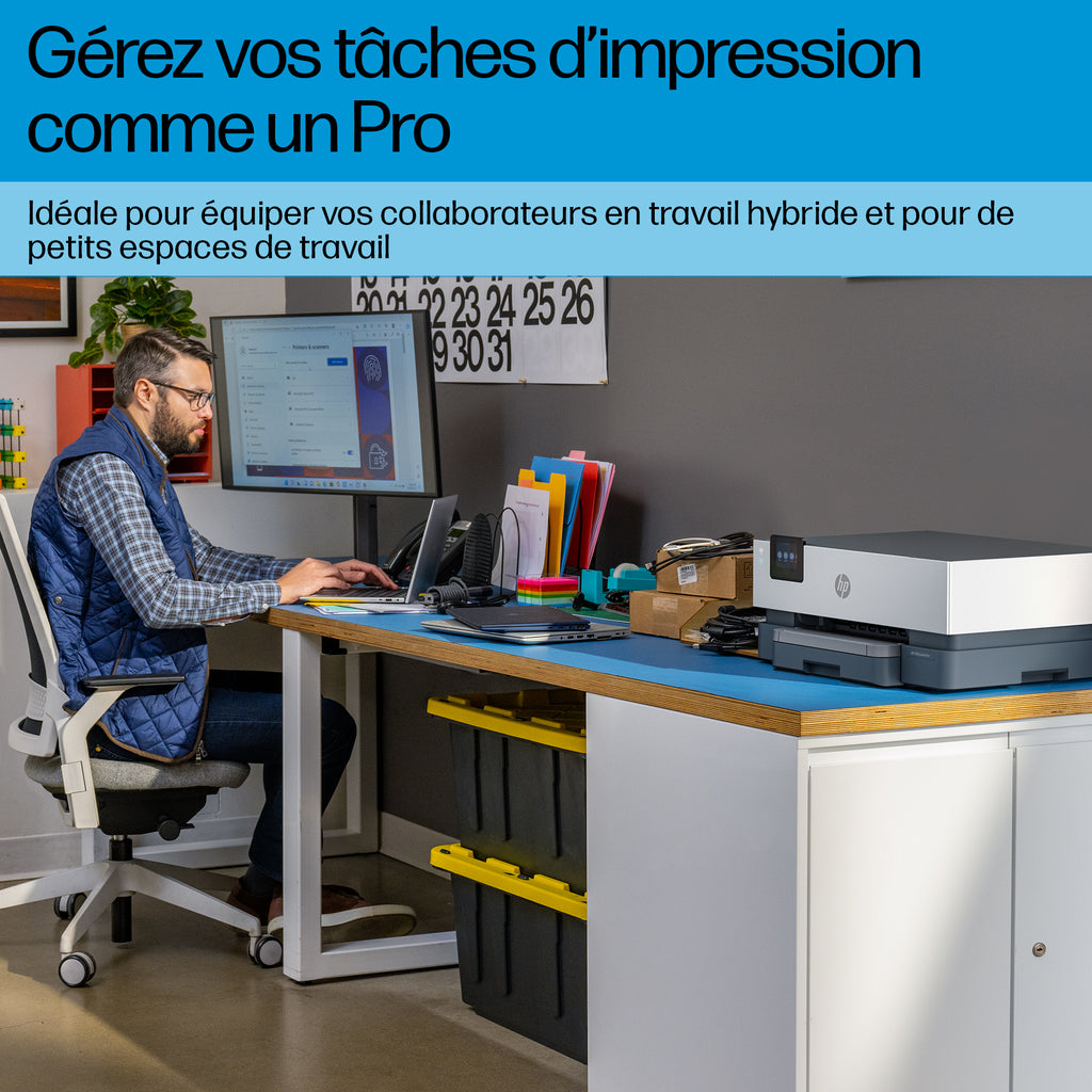 HP OfficeJet Pro 9110b Sans fil Couleur Imprimante, Impression recto-verso
