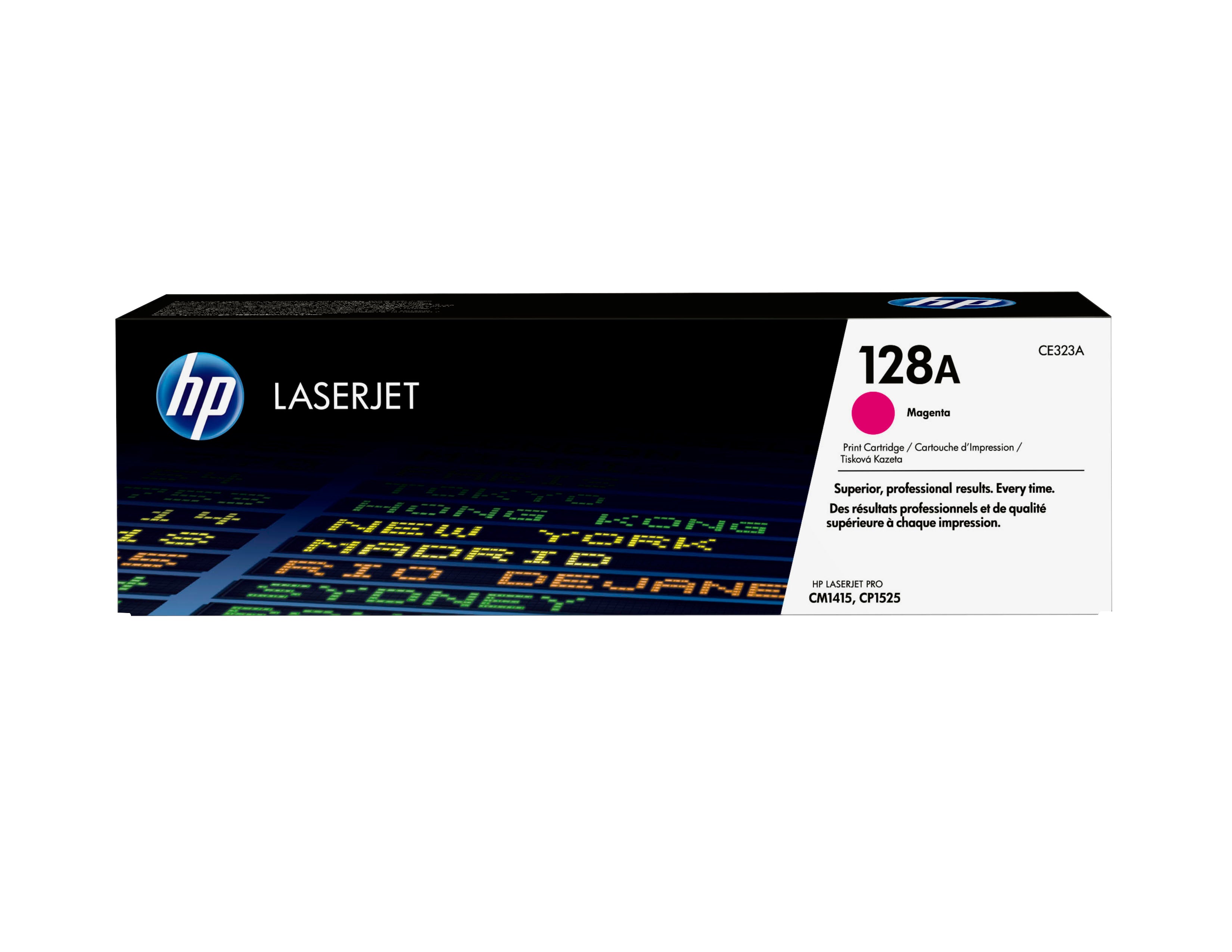 HP 128A toner LaserJet magenta authentique