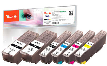 Cartouches d'Encre Compatible Référence 0F319672 XL, Noir, Cyan, Magenta, Jaune, Pack de 6
