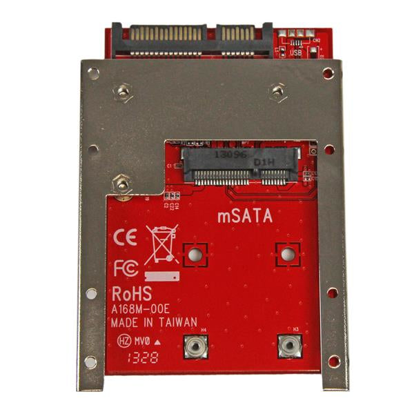 StarTech.com Adaptateur mSATA SSD vers SATA 2,5", Convertisseur 6 Gb/s