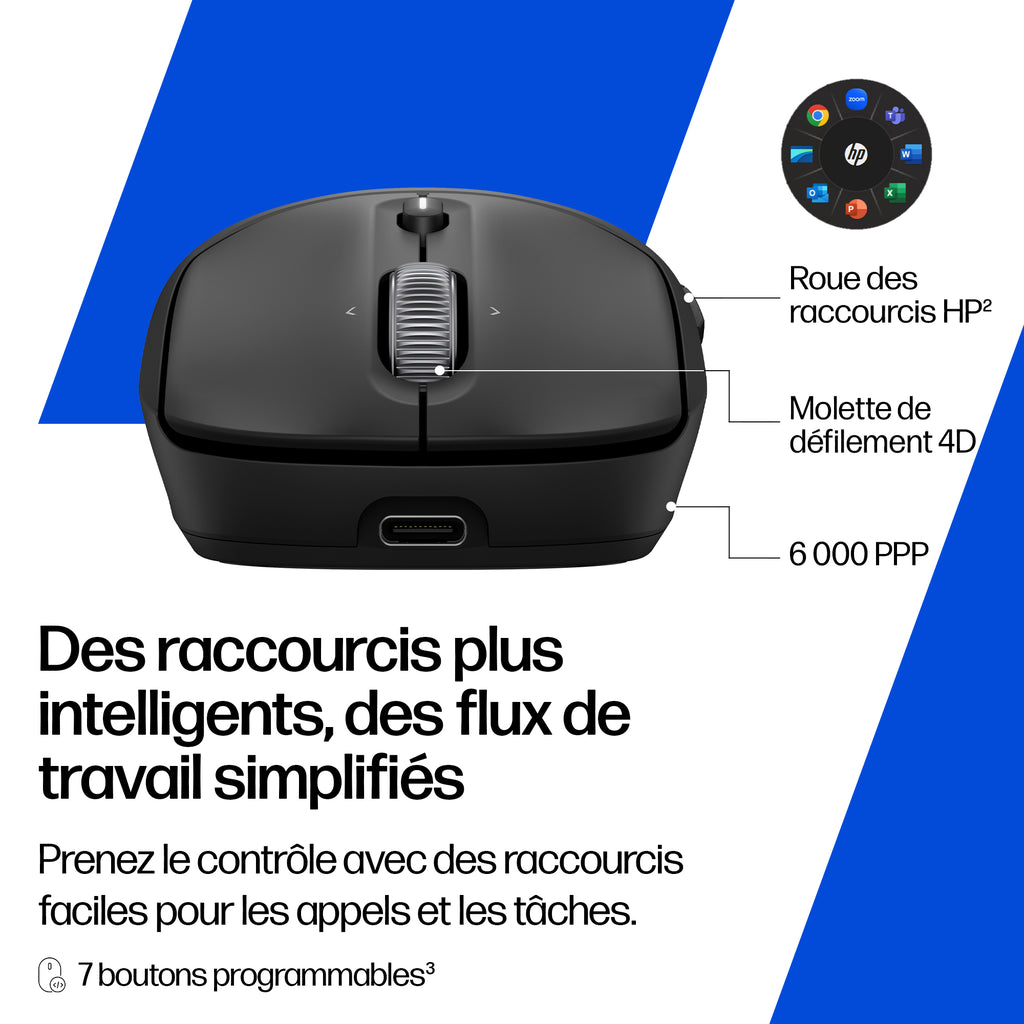 HP Souris sans fil rechargeable 705