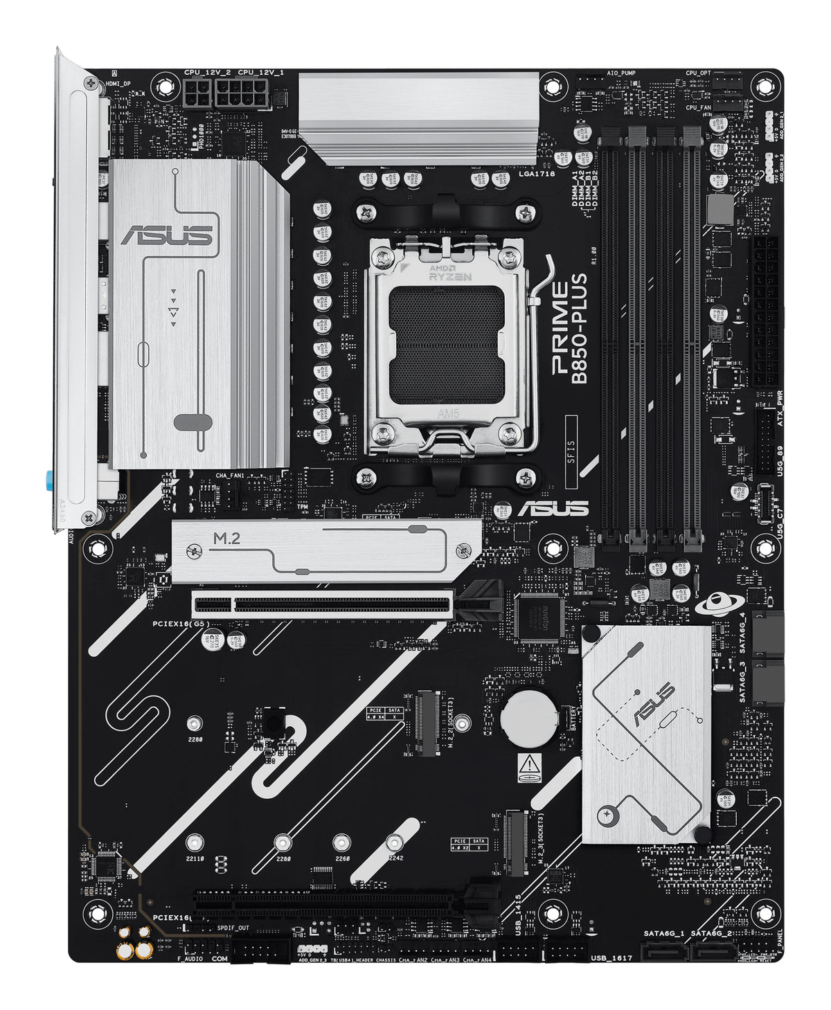 ASUS PRIME B850-PLUS-CSM AMD B850 Emplacement AM5 ATX - vue 2