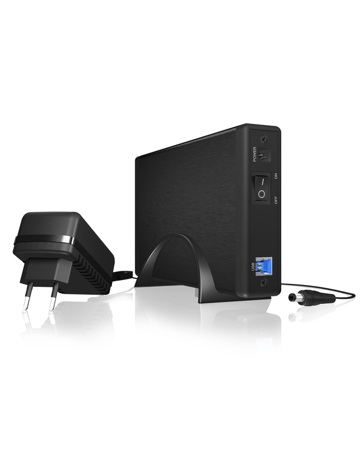 Boîtier HDD IB-377U3 pour Disque Dur 3.5" SATA, Noir, USB 3.0 5 Gbit/s