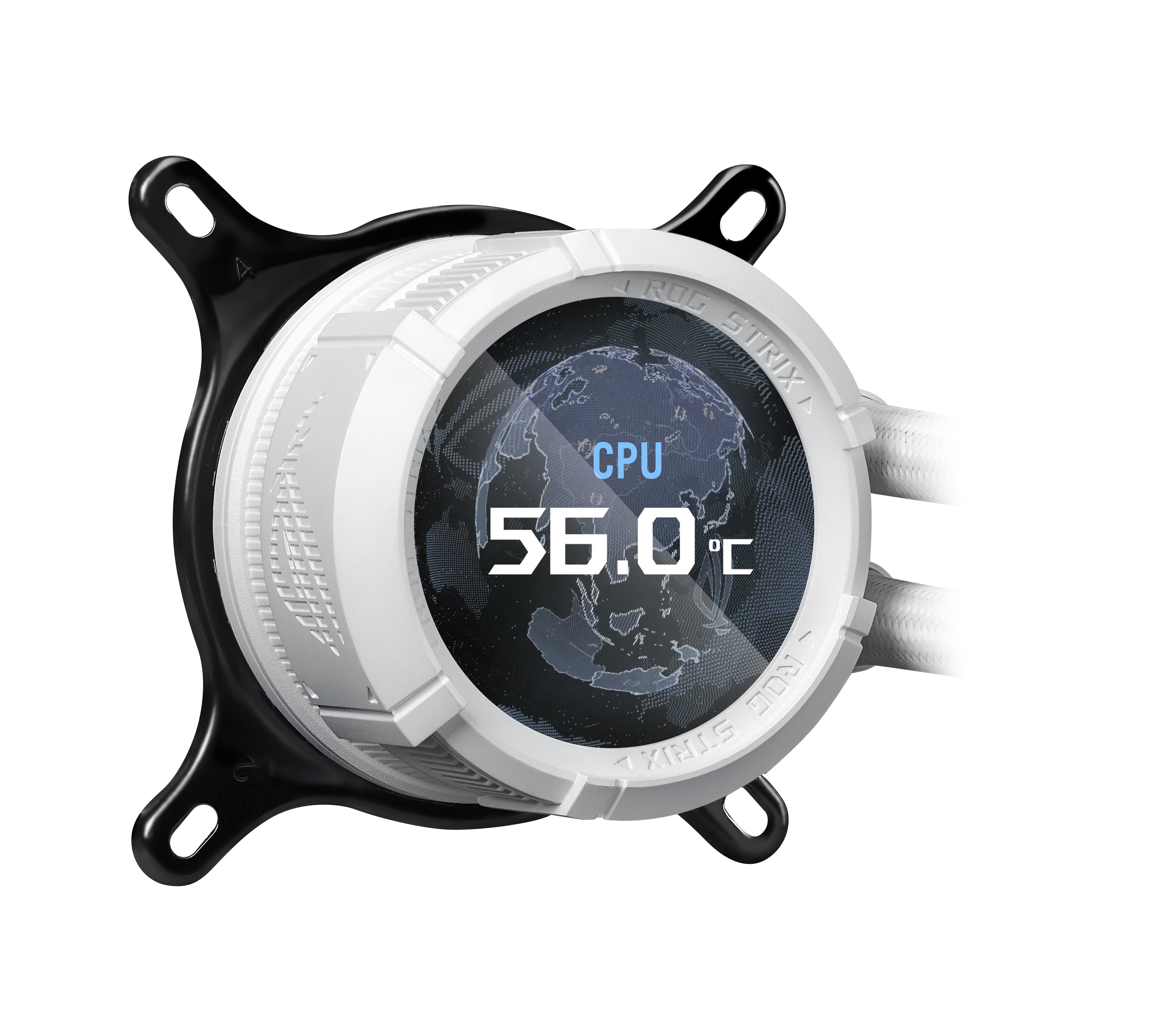 ASUS ROG Strix LC III 360 ARGB White Edition Processeur Refroidisseur de liquide tout-en-un 12 cm Blanc