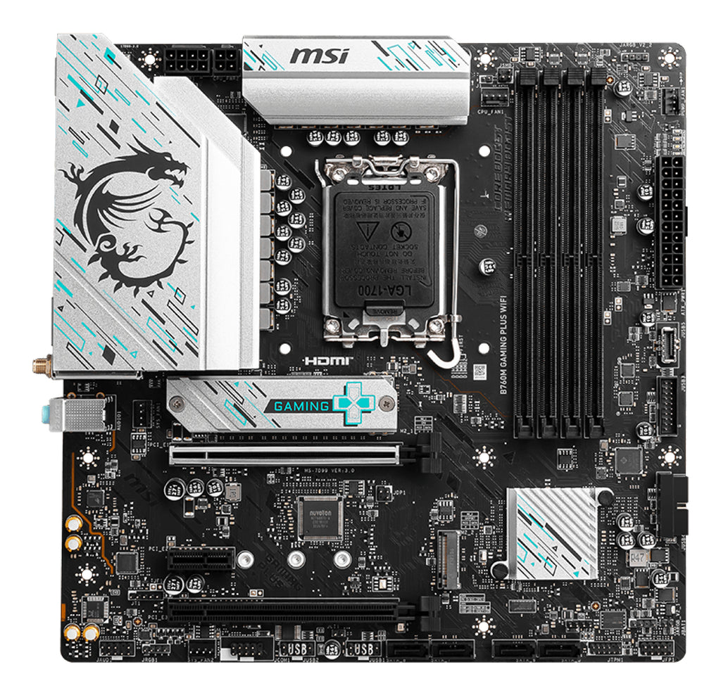 MSI B760M GAMING PLUS WIFI carte mère Intel B760 LGA 1700 micro ATX