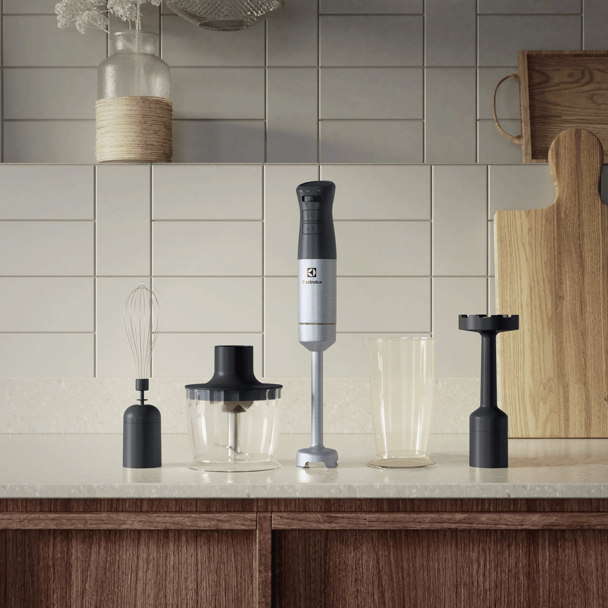 Electrolux E5HB2-8SS 0,7 L Mélangeur par immersion 1000 W Acier inoxydable