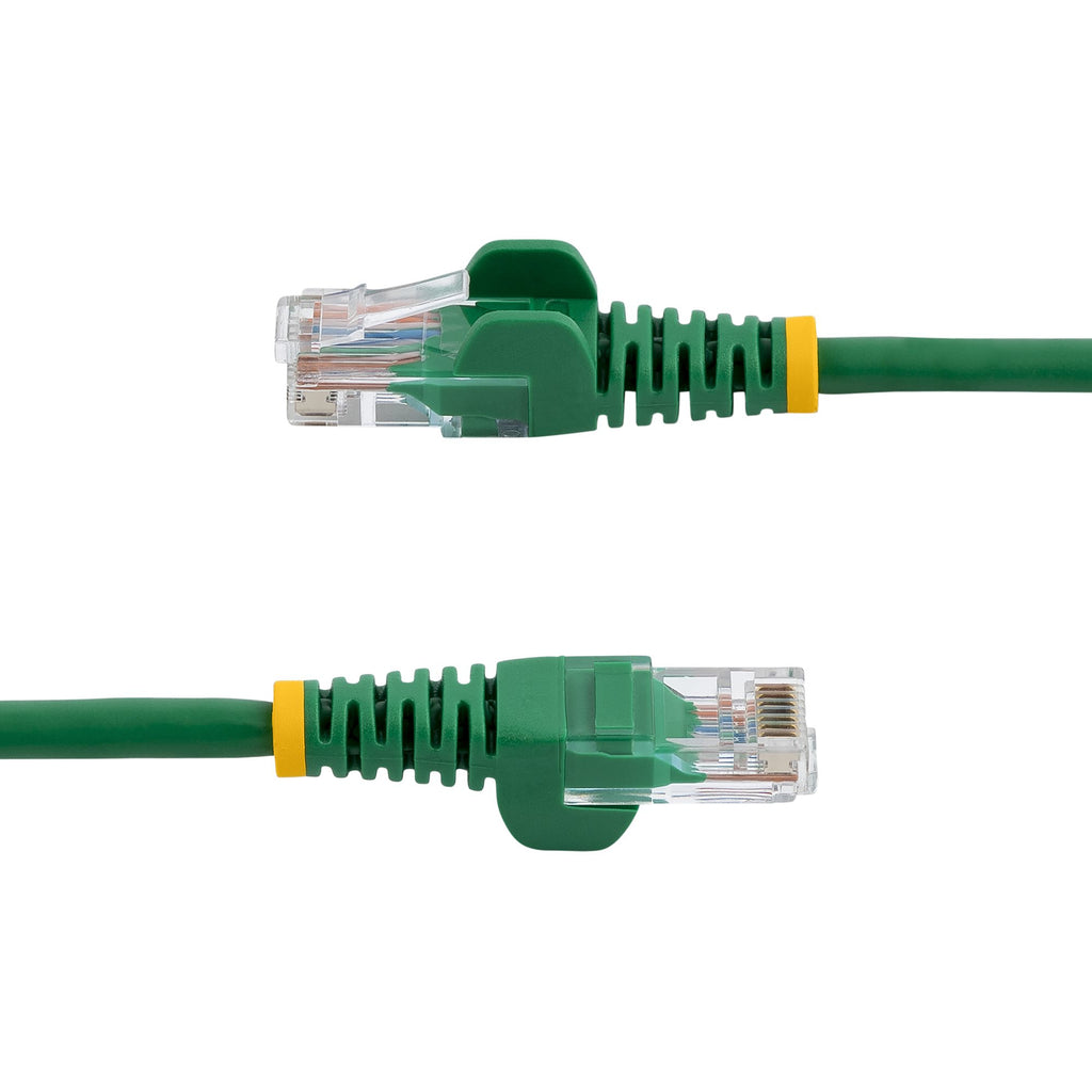 StarTech.com Câble réseau Cat5e UTP sans crochet de 1m - Cordon Ethernet RJ45 anti-accroc - M/M - Vert - vue 3