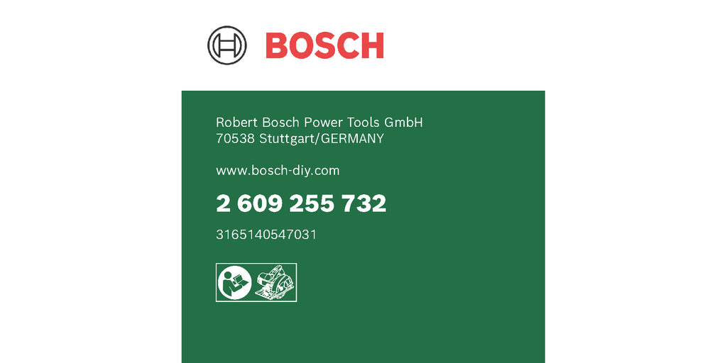 Bosch Bosch 2 609 255 732 accessoire pour scie circulaire