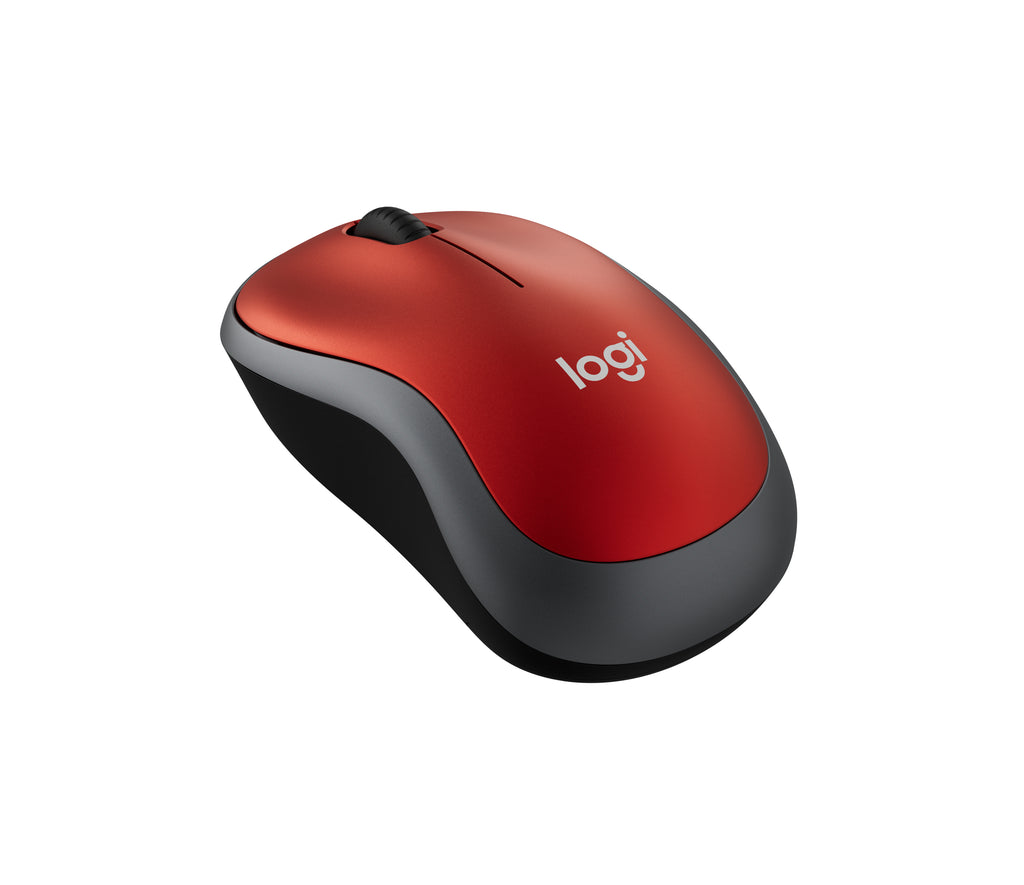 Logitech M185 Souris Optique Sans Fil, Rouge
