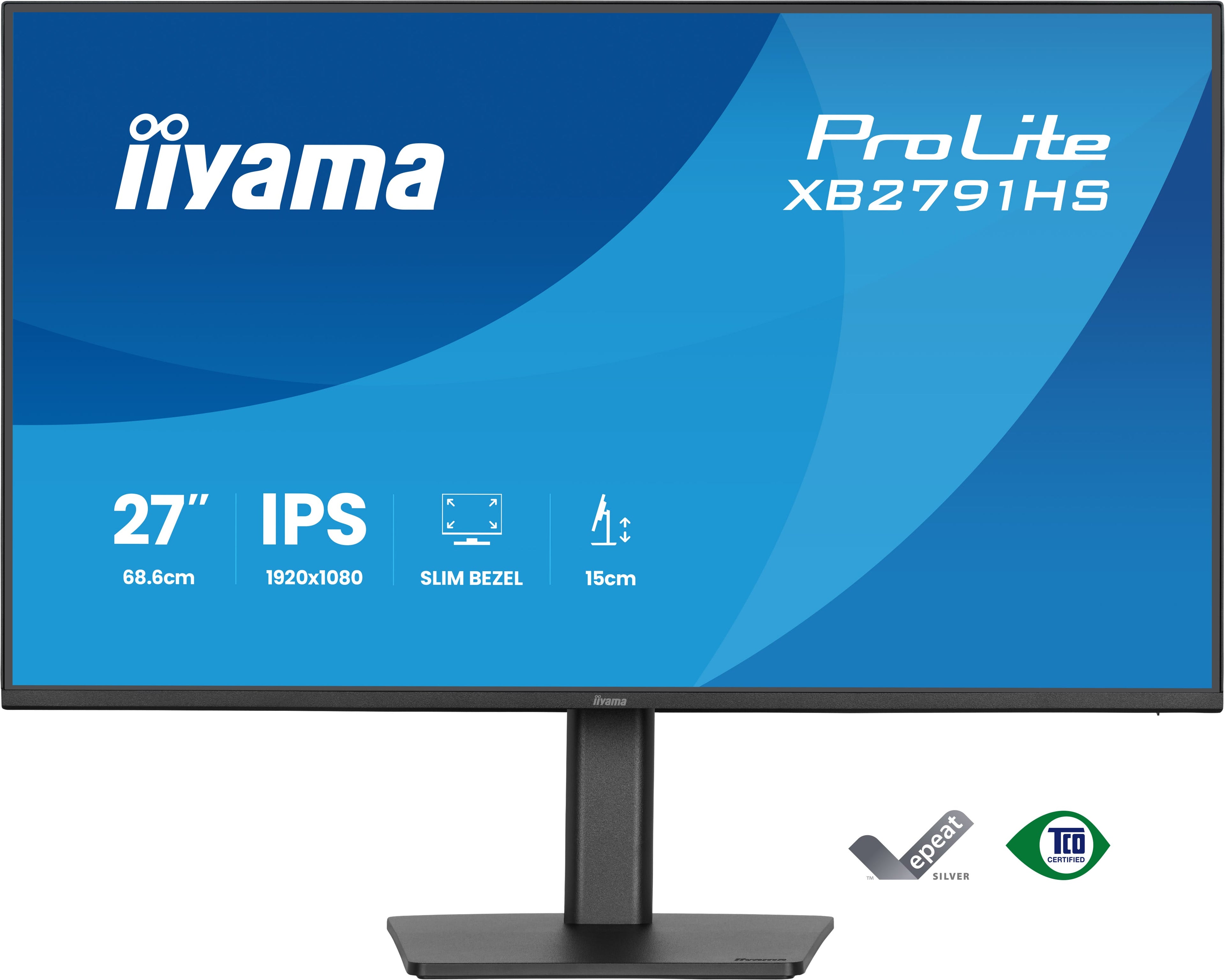 iiyama ProLite XB2791HS-B1 écran plat de PC 68,6 cm (27") 1920 x 1080 pixels Full HD LED Noir