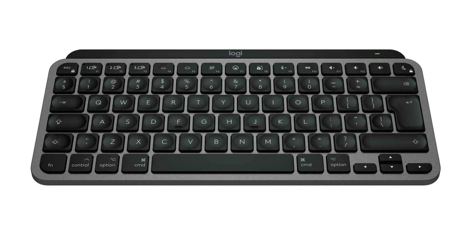 Logitech Master MX Keys Mini For Mac teclado Hogar / Oficina Bluetooth QWERTY Internacional de EE.UU. Negro, Gris