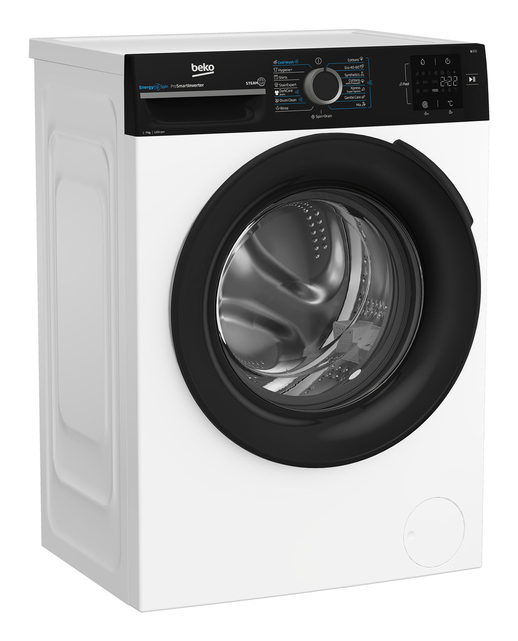 Beko b300 BM3WFSU37213WPBB machine à laver Charge avant 7 kg 1151 tr/min Blanc