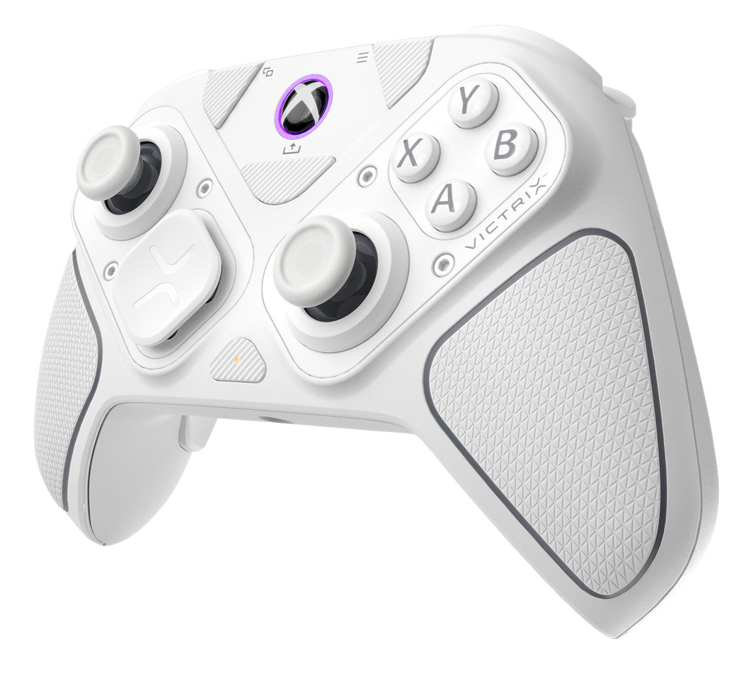 Turtle Beach Victrix Pro BFG Reloaded Blanc Xbox Manette de gaming modulaire sans fil w/Bluetooth, module Fightpad et ef