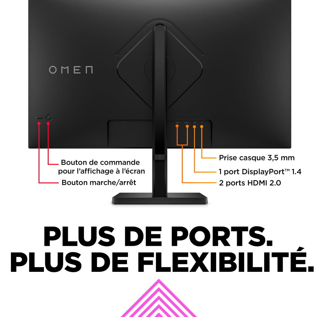 OMEN by HP Écran gamer QHD 165 Hz OMEN 31,5 pouces - OMEN 32q