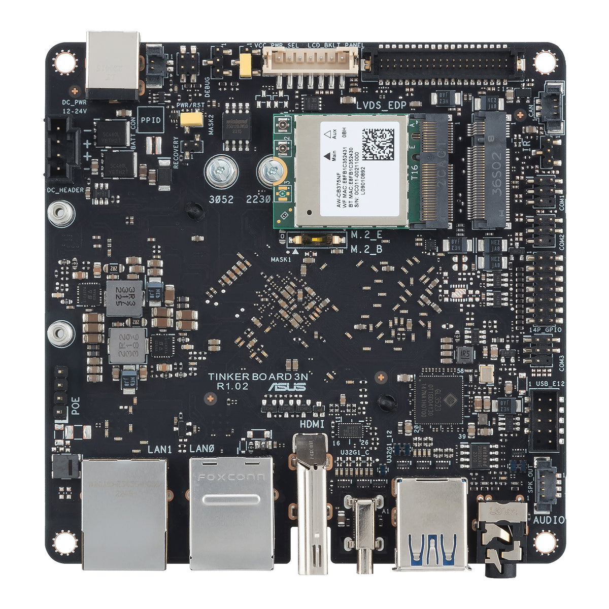 ASUS Tinker Board 3N Carte de Développement Rockchip RK3568