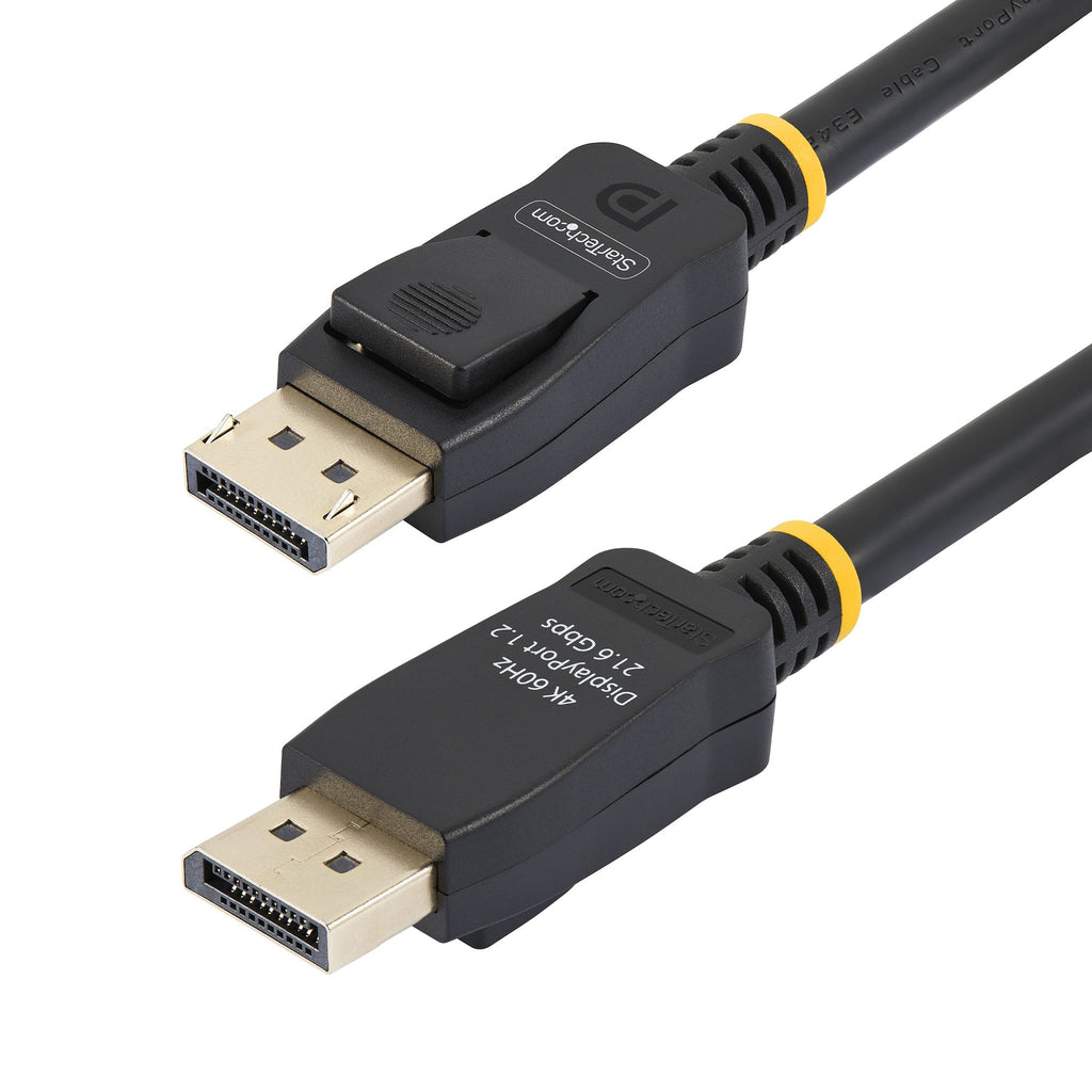 StarTech.com Câble DisplayPort 1.2 Certifié VESA 2m, 4K 60Hz UHD avec Loquets, Lot de 10