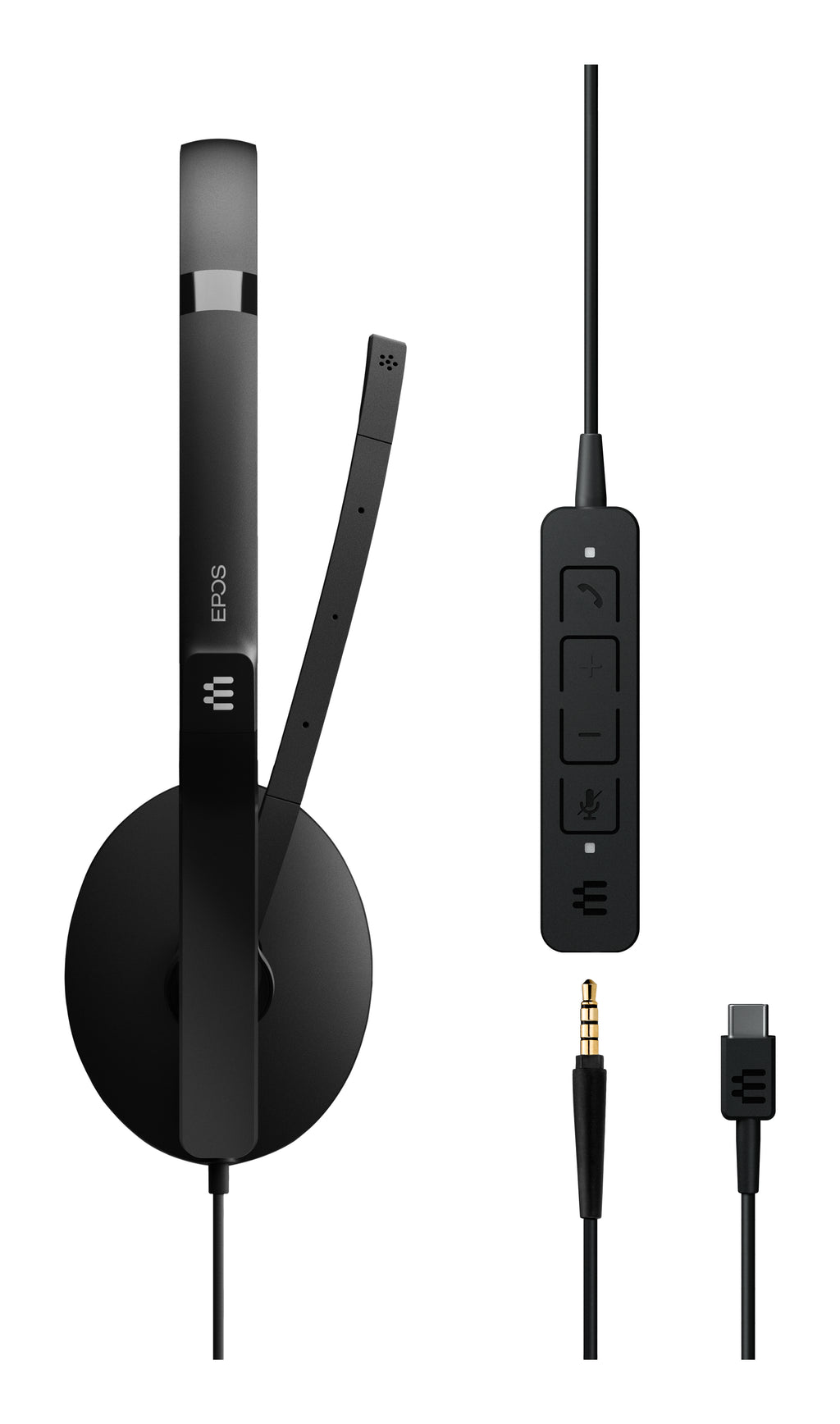 EPOS ADAPT 135 USB-C II Kablet Høretelefoner Sort