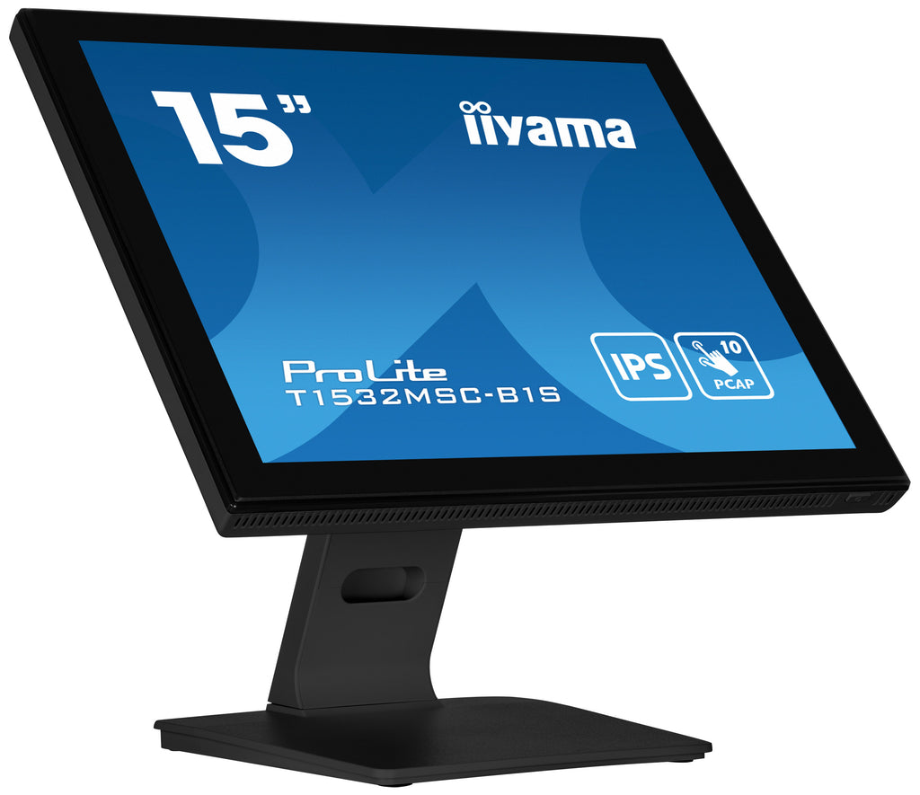 iiyama ProLite T1532MSC-B1S Écran Tactile LCD 15" XGA 1024 x 768 pixels Noir