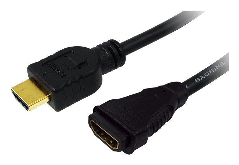 LogiLink HDMI/HDMI, 3.0m câble HDMI 3 m HDMI Type A (Standard) Noir