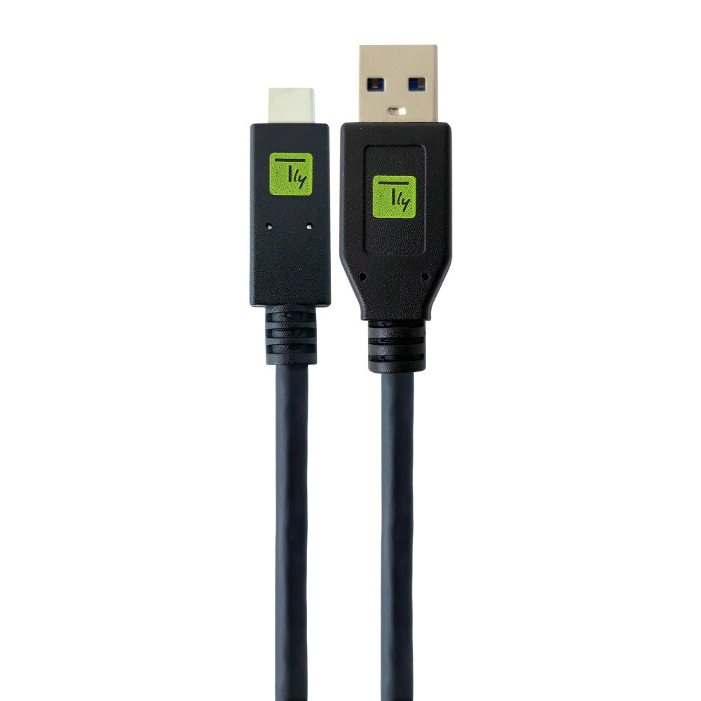 Techly ICOC MUSB31-CMAM20T câble USB USB 3.2 Gen 1 (3.1 Gen 1) 2 m USB A USB C 5 Gbit/s Noir