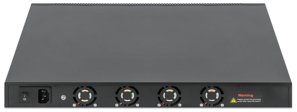 Intellinet Commutateur Réseau PoE+ L3 Administrable 54 ports, 48 ports Gigabit, 6 SFP+ 10G, Budget 850W, Rack 19"