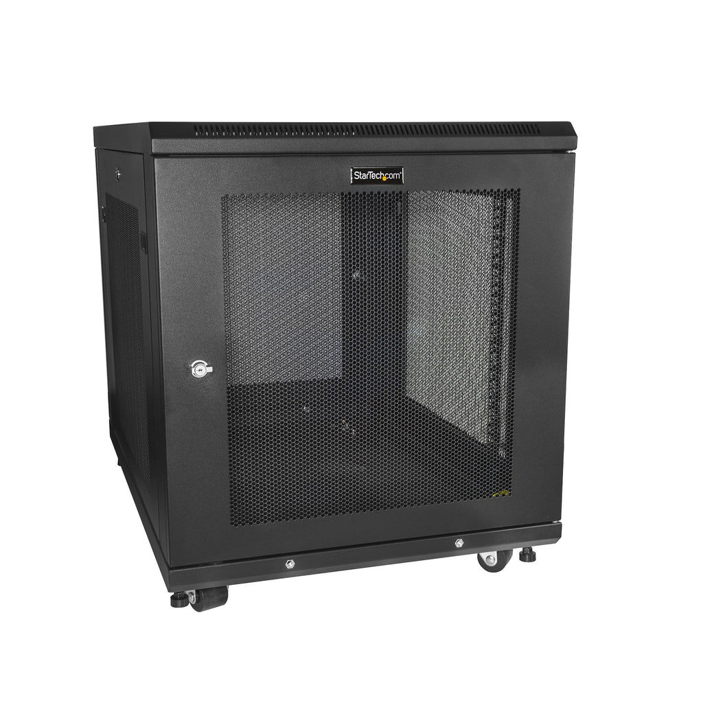 StarTech.com Armoire Rack Serveur 12U 19" Verrouillable avec Roulettes et Rails Ajustables
