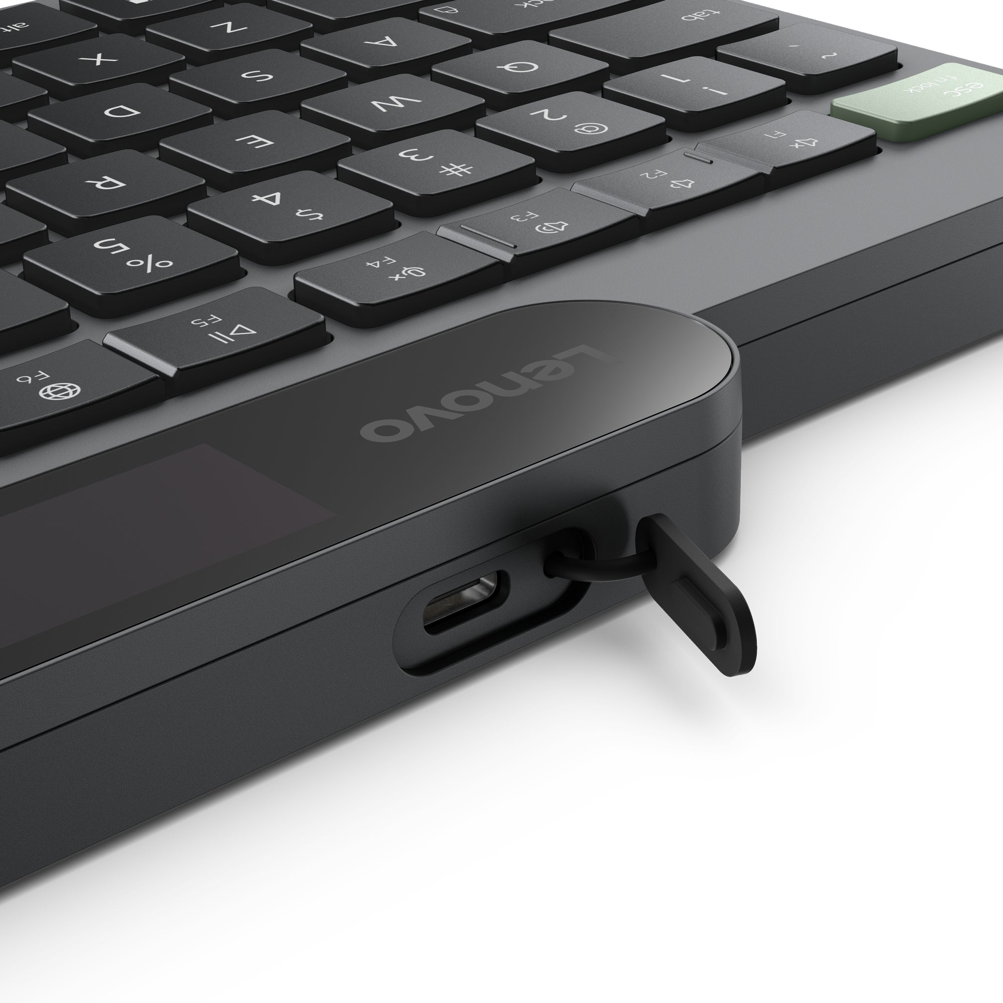 Lenovo 4Y41R69494 clavier maison/bureau Bluetooth Anglais américain Noir, Vert