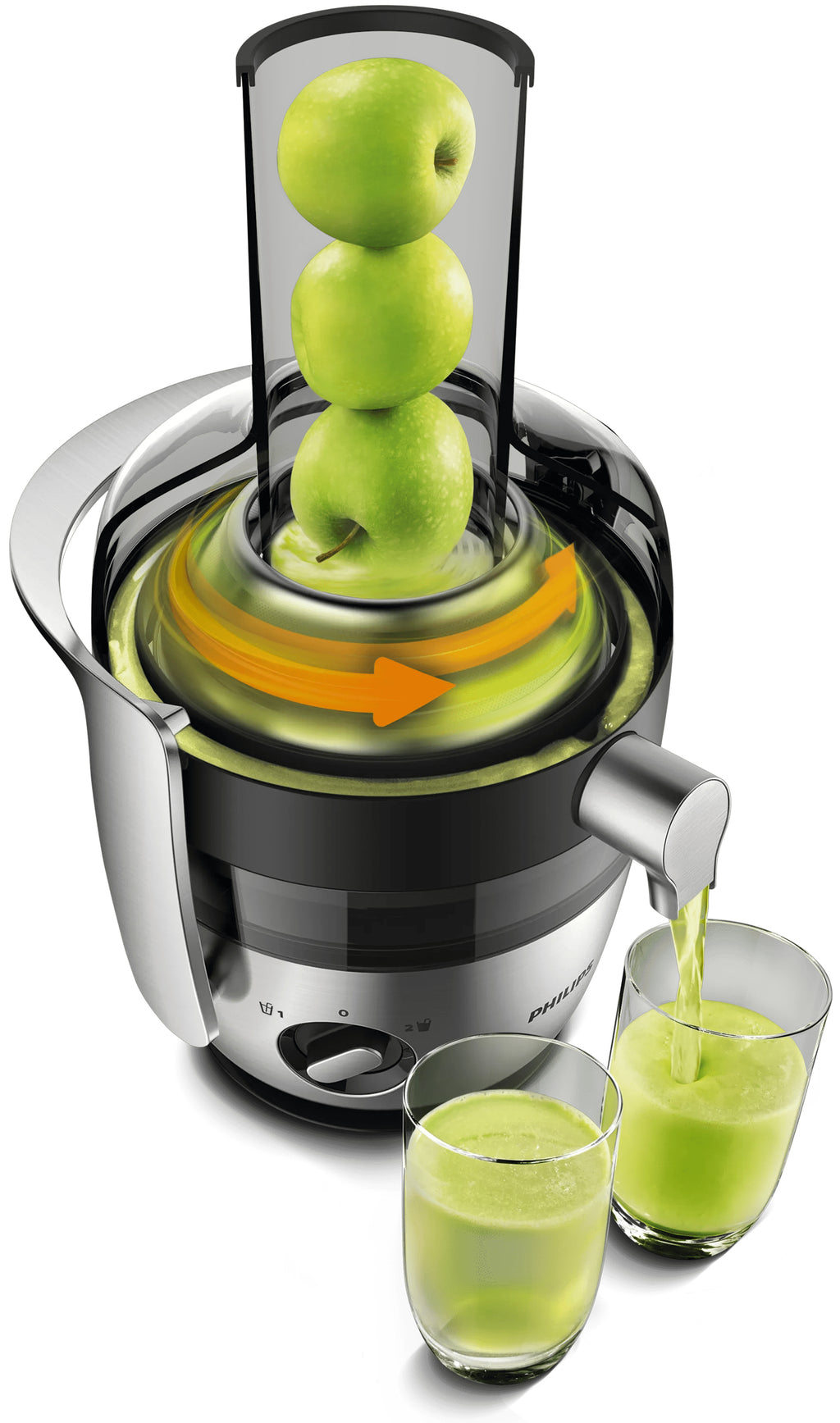 Philips Avance Collection HR1921/20 Centrifugeuse 1100W, Cheminée XXL, Nettoyage Rapide - vue 3