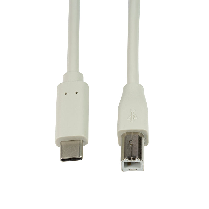 LogiLink CU0160 câble USB USB 2.0 1 m USB C USB B 0,48 Gbit/s Blanc