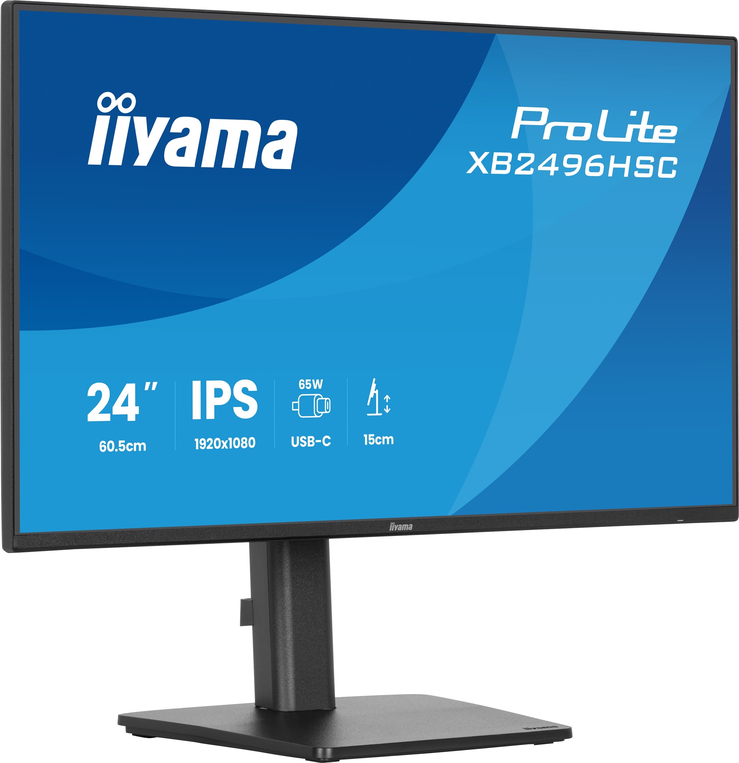 iiyama ProLite XB2496HSC-B1 écran plat de PC 60,5 cm (23.8") 1920 x 1080 pixels Full HD LED Noir