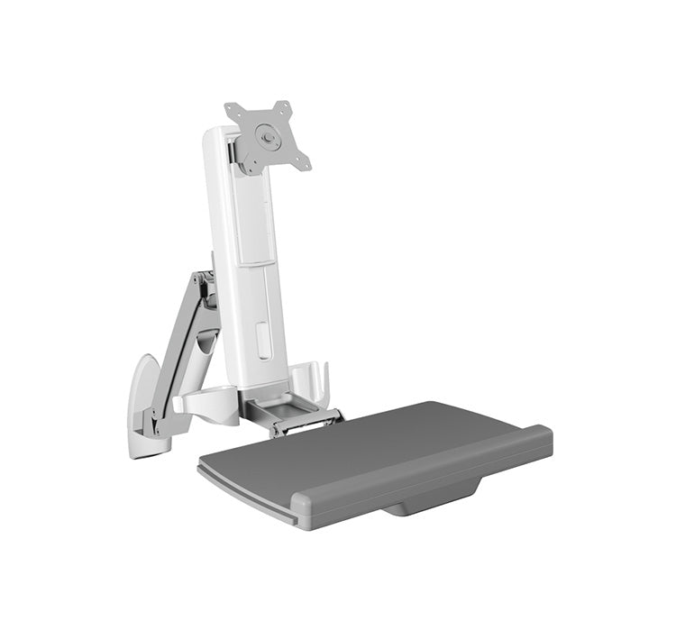 ICY BOX IB-MS600-W 61 cm (24") Mur Gris, Argent, Blanc