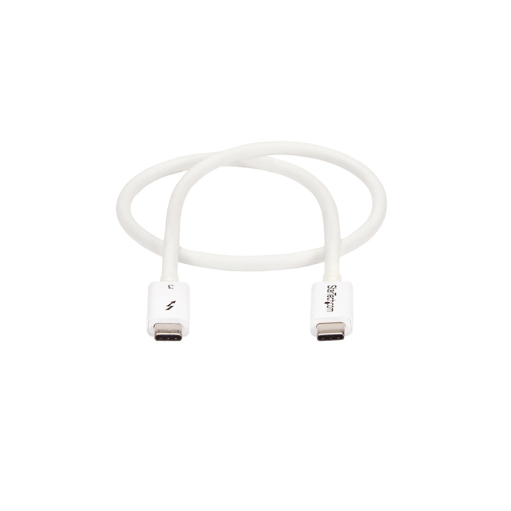 StarTech.com Câble Thunderbolt 3 50 cm 40 Gb/s Blanc