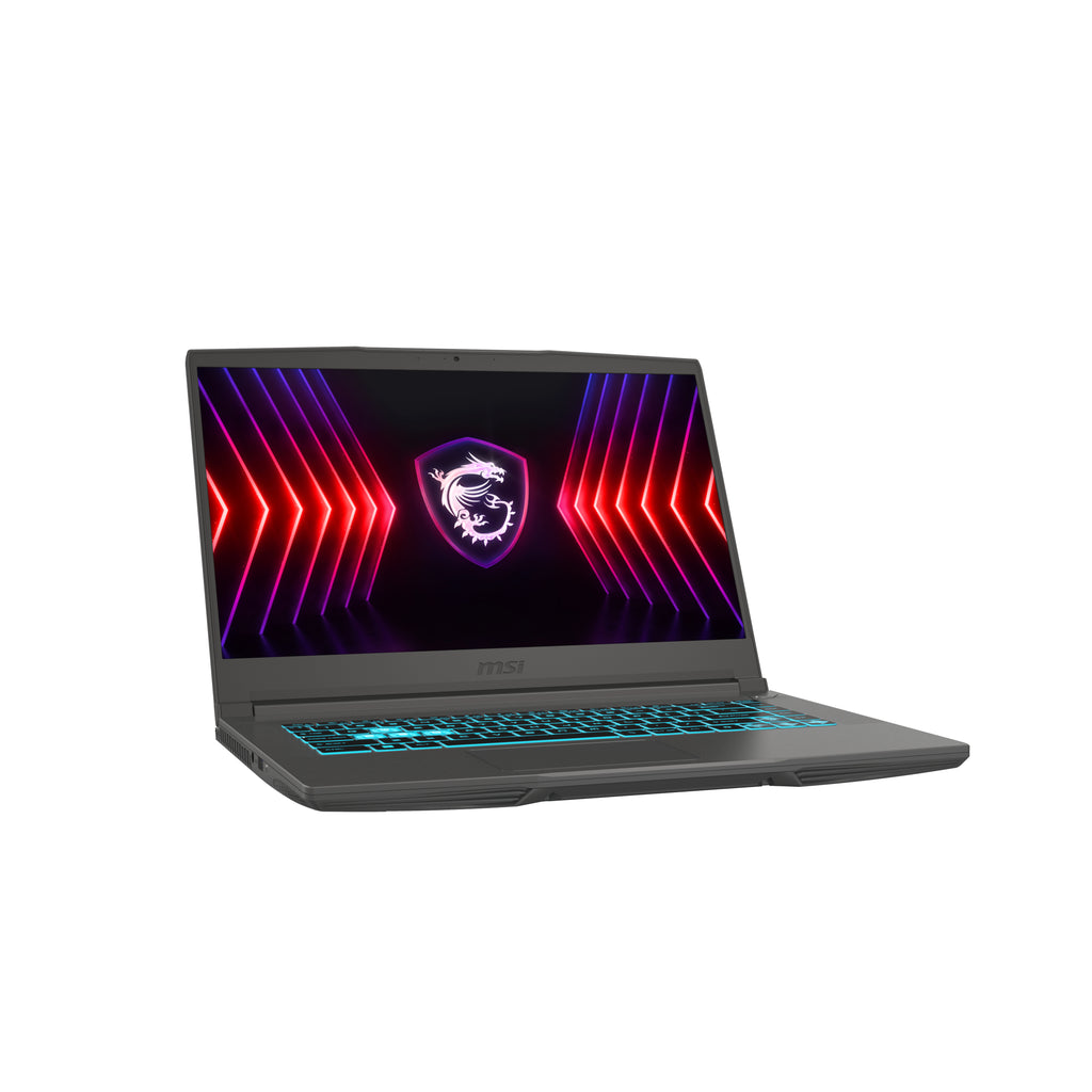 MSI Thin 15 B13UC-3073 Intel® Core™ i5 i5-13420H Ordinateur portable 39,6 cm (15.6") Full HD 16 Go DDR4-SDRAM 512 Go SSD NVIDIA GeForce RTX 3050 Wi-Fi 6E (802.11ax) Gris