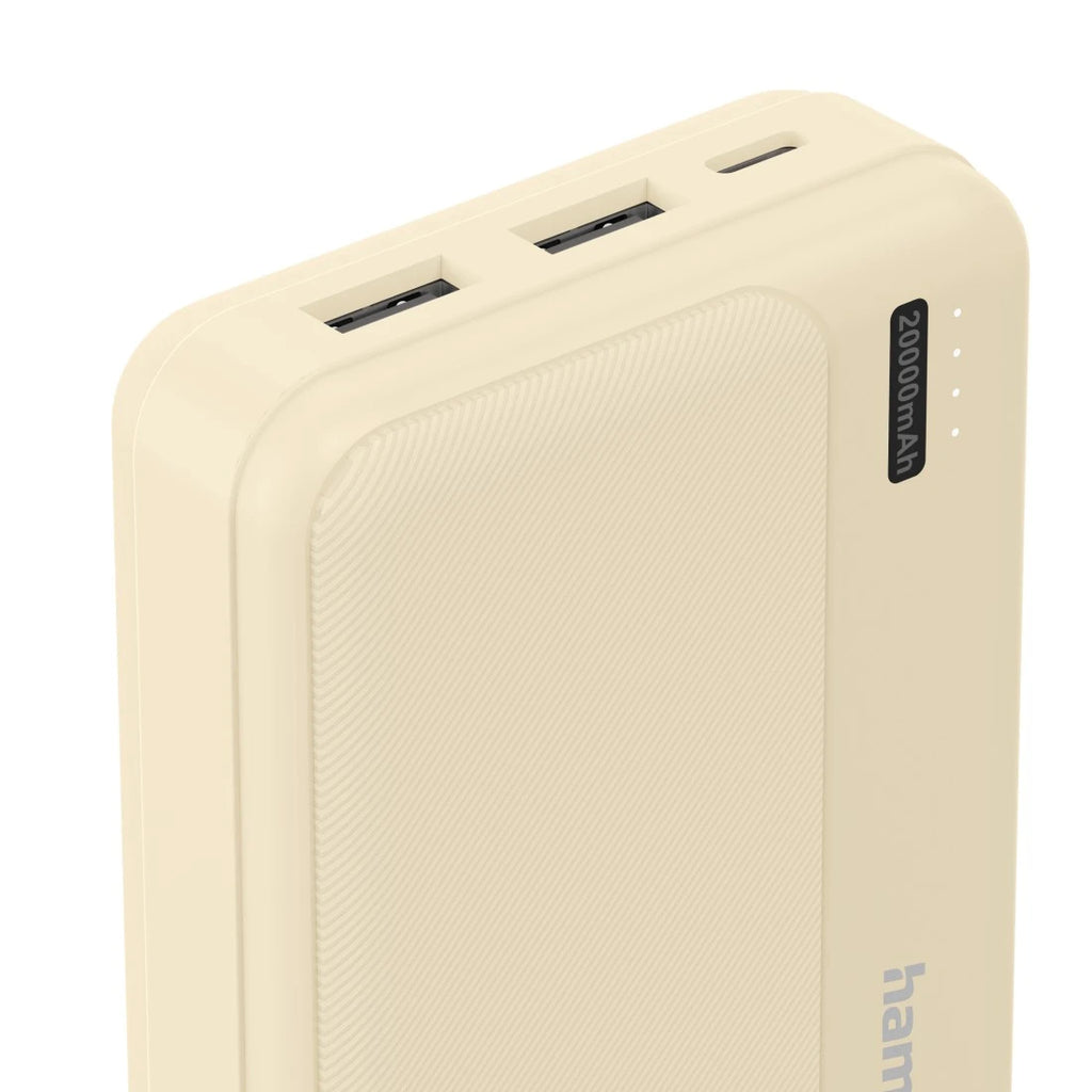 Hama Pocket 20 Lithium Polymère (LiPo) 20000 mAh Sable