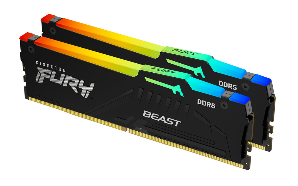 Kingston Technology FURY Beast 64 Go 6000 MT/s DDR5 CL36 DIMM (Kits de 2) RGB EXPO