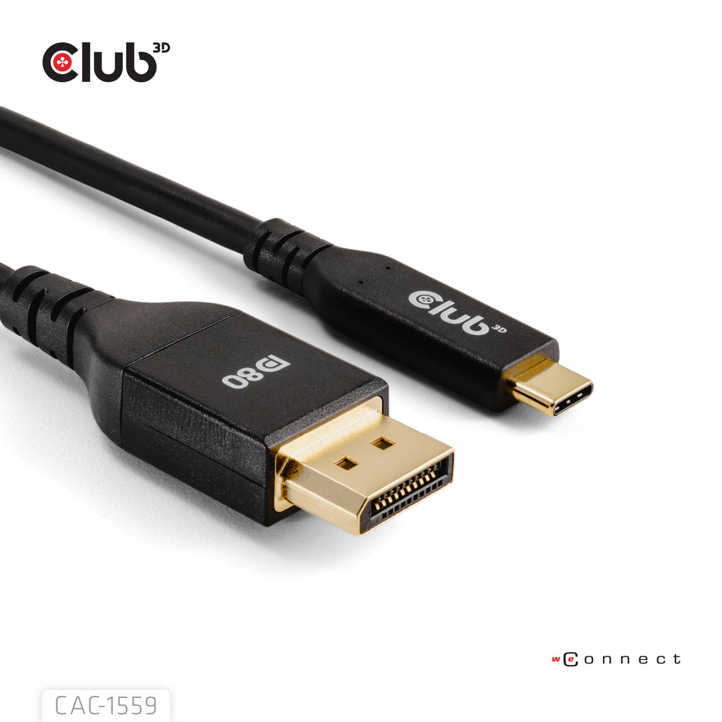 CLUB3D CAC-1559 Câble Adaptateur USB Type-C vers DisplayPort, Noir, 1 m