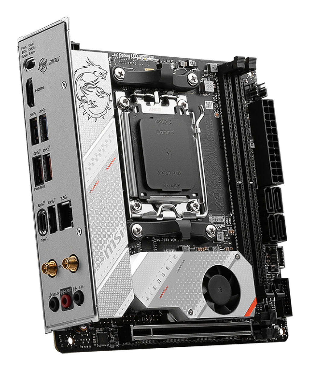 MSI MPG B650I EDGE WIFI carte mère AMD B650 Emplacement AM5 mini ITX